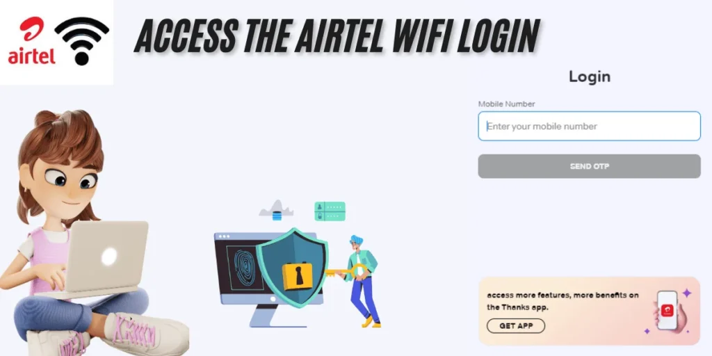 This emage showing a Access the Airtel WiFi Login 